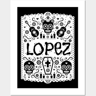 LOPEZ SURNAME GIFT IDEA Posters and Art